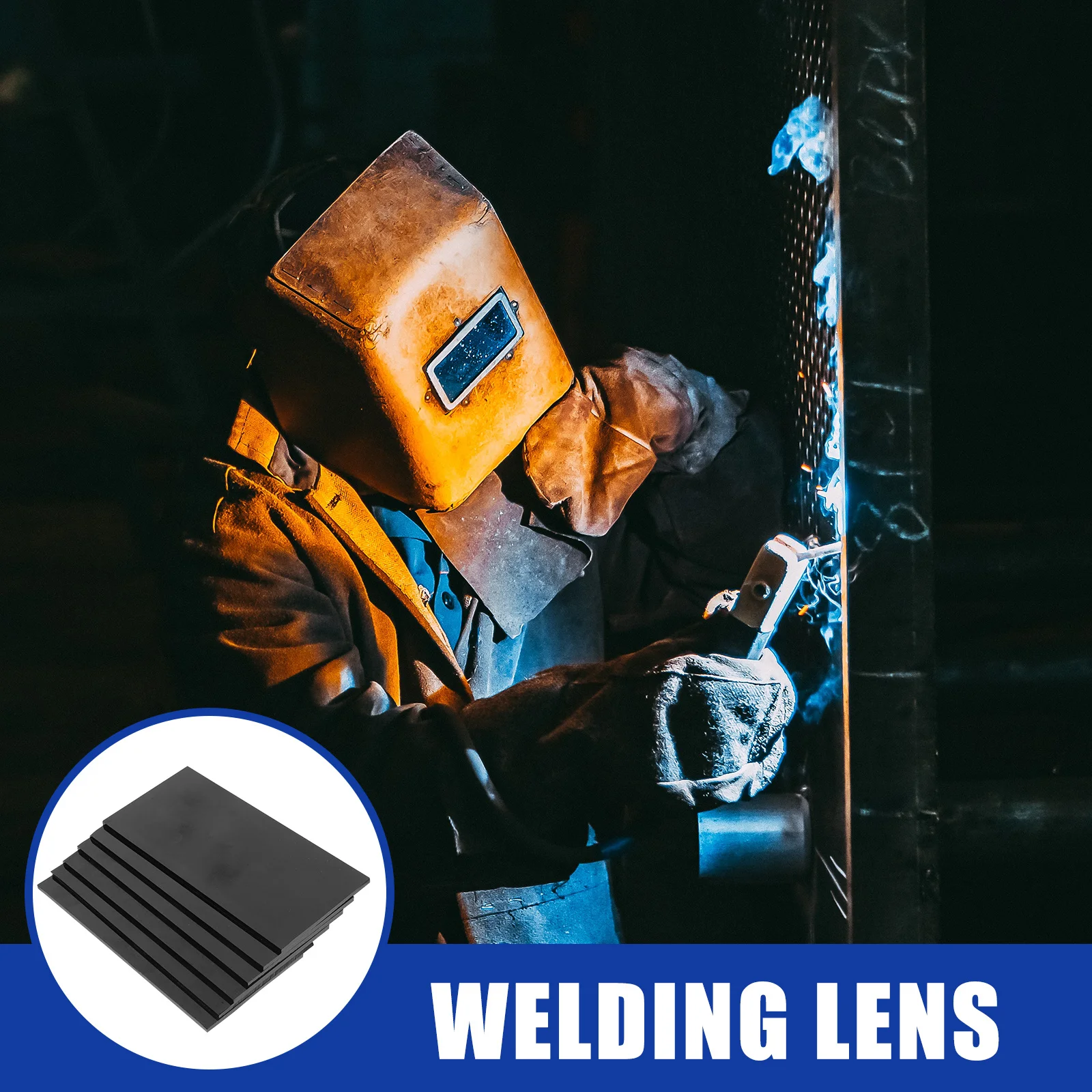 

20Pcs Welding Lens Replacement Durable Protective Lens High Definition for Welding Protective Equipment