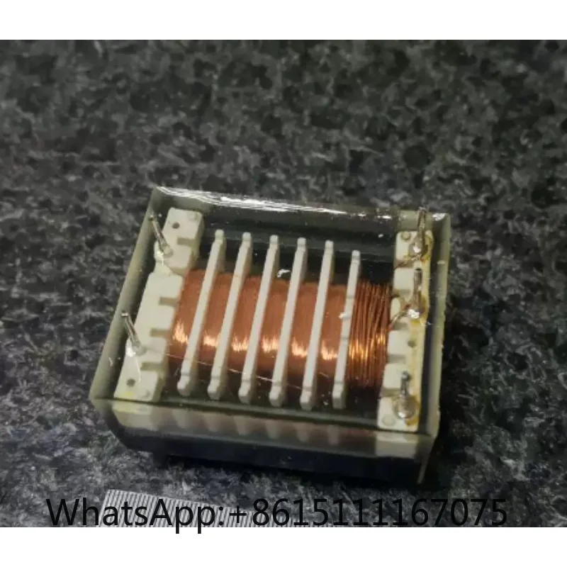 30W Waterproof Resin Encapsulated High Voltage Boost Transformer, Square 5-Pin Core with 9H Inductor, 70:3000 Turns Ratio