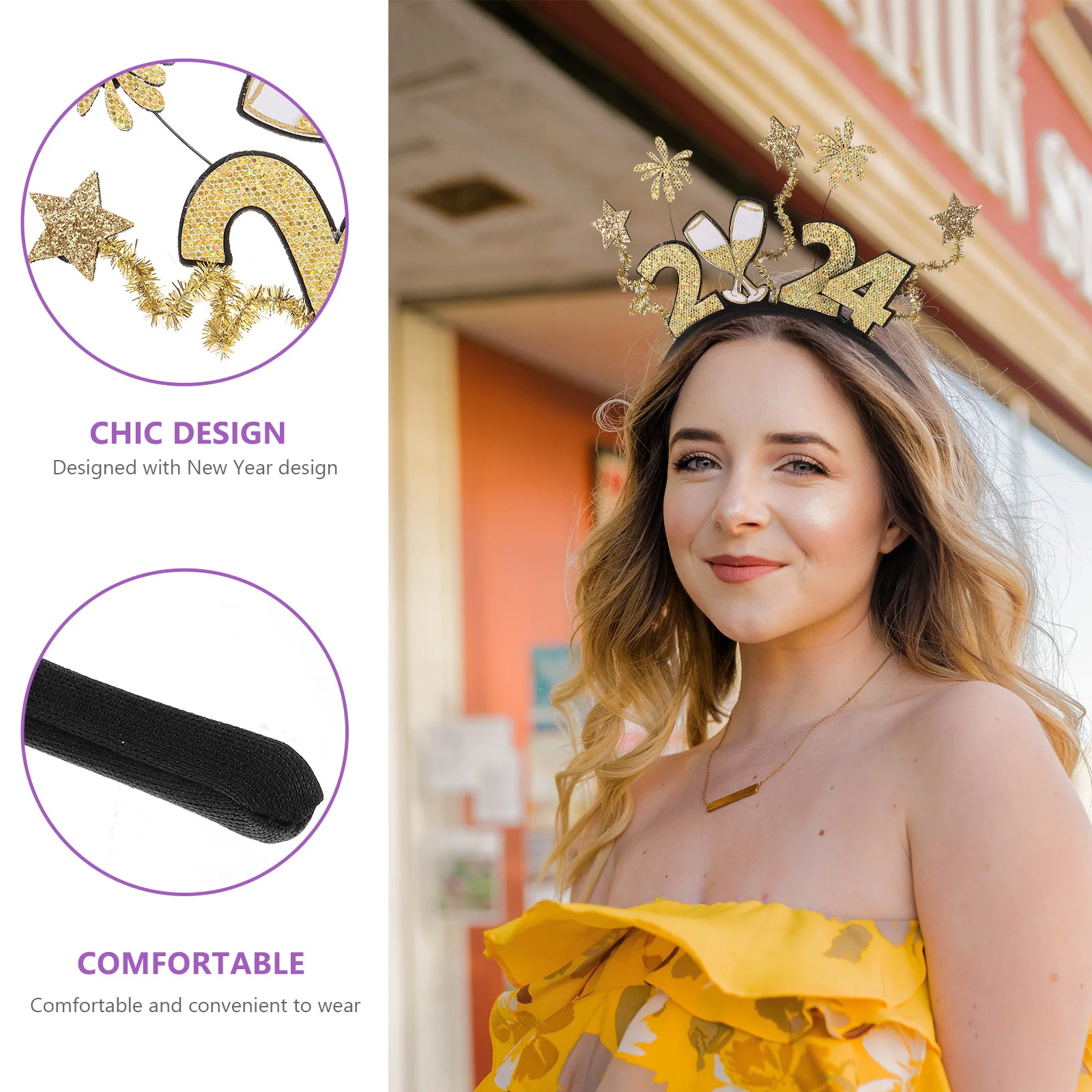 

2024, повязки на голову для новогодней вечеринки, хорошие материалы, удобный для переноски магазин, реквизит для фотобудки, товары для вечеринок на Новый год, реквизит для фотобудки