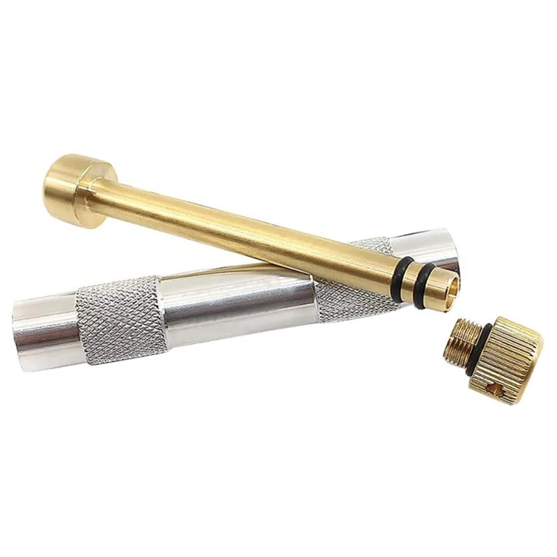 Outdoor Emergency Piston Fire Starter Tube Air Compression Torch Mini Compact Durable Metal Fire Starting Tool