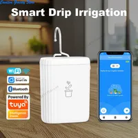 Tuya WiFi Smart Watering Pump 18650 Rechargeable Battery Intelligent Auto Sprinkler Drip Irrigation Flowers Home Garden Tools