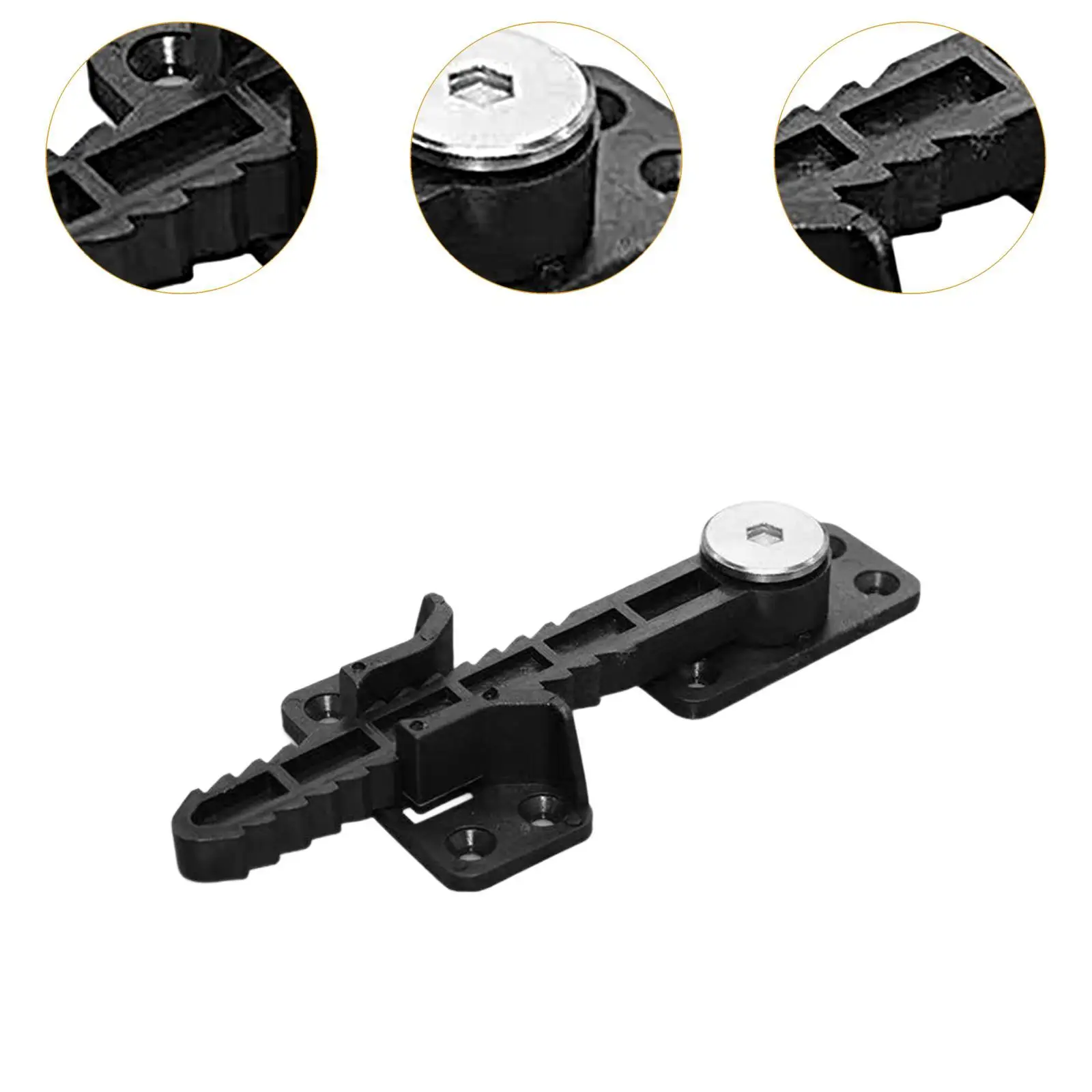 6x Sectional Couch Connector Parts Heavy Duty Bedroom Tool Versatile with 60 Screws Invisible Easy Installation Couch Brackets image 4