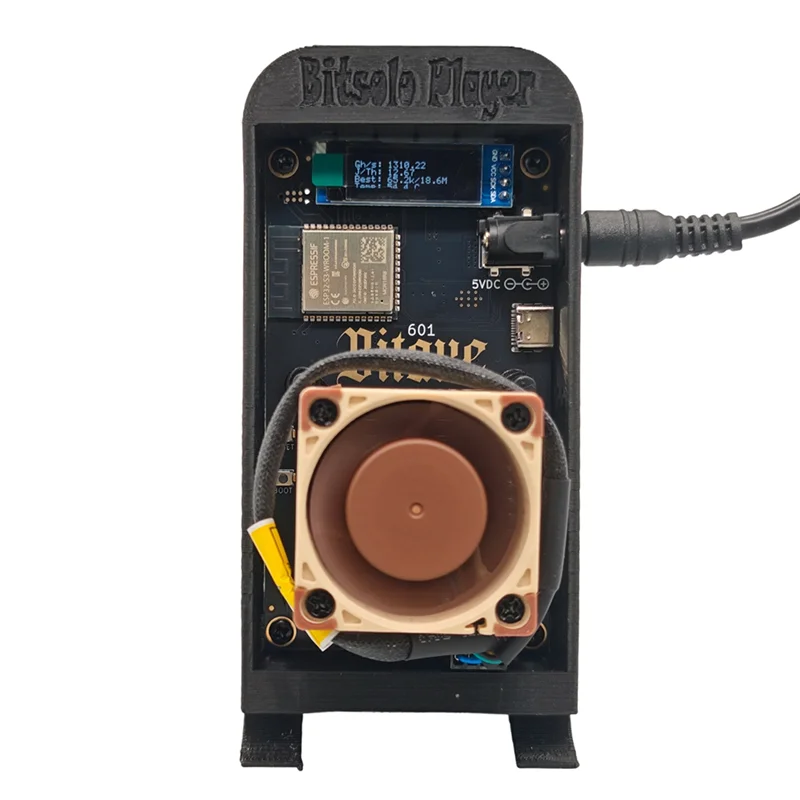 جهاز تعدين منفرد صامت Bitaxe Gamma 601 BTC 1.2TH/S 18W NF-A4X20 Super Fan Bitcoin ASIC Miner من Antminer S21 Pro AU PLUG