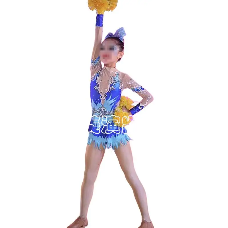 New Competitive Fitness Artistic Gymnastics Clothing For Children's Competition Performance  Fitness Suit Gymnastics Uniform