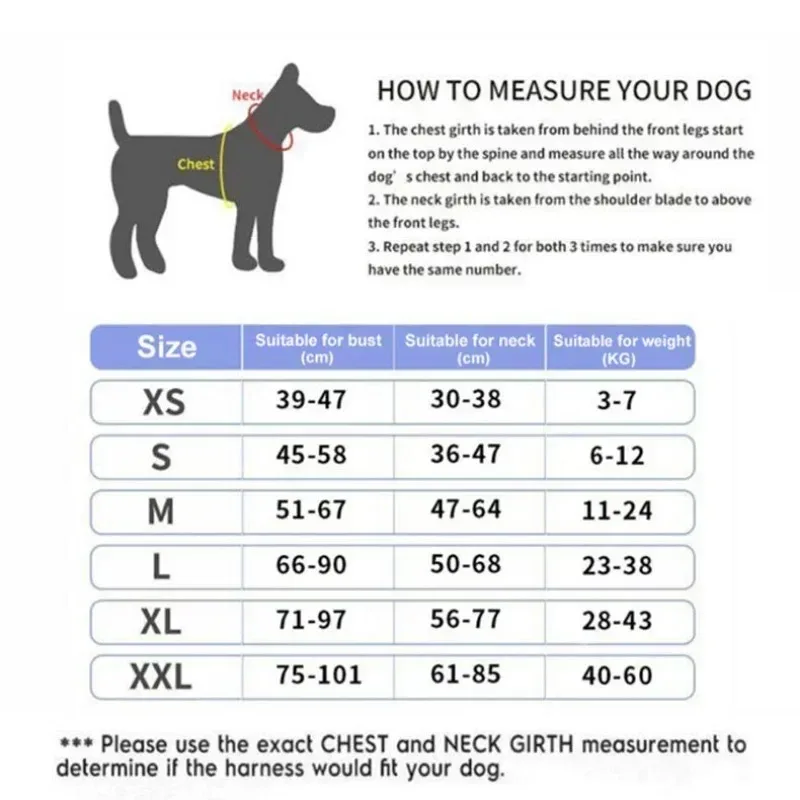 Personalized Dog Harness  Reflective Adjustable No-Pull Pet Harness Vest For Small Medium Large Dogs wholesale harness