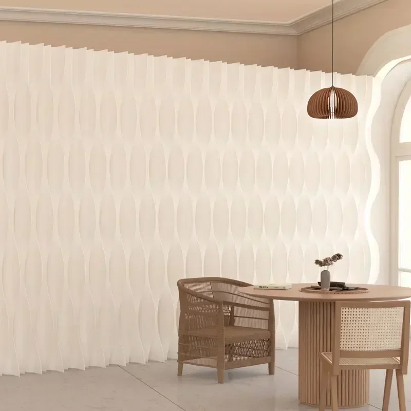 Paper Wall Office Porch Screen Baffle Wall Exhibition Fence Baffle Commercial Background Modeling Room Divider Folding Screen