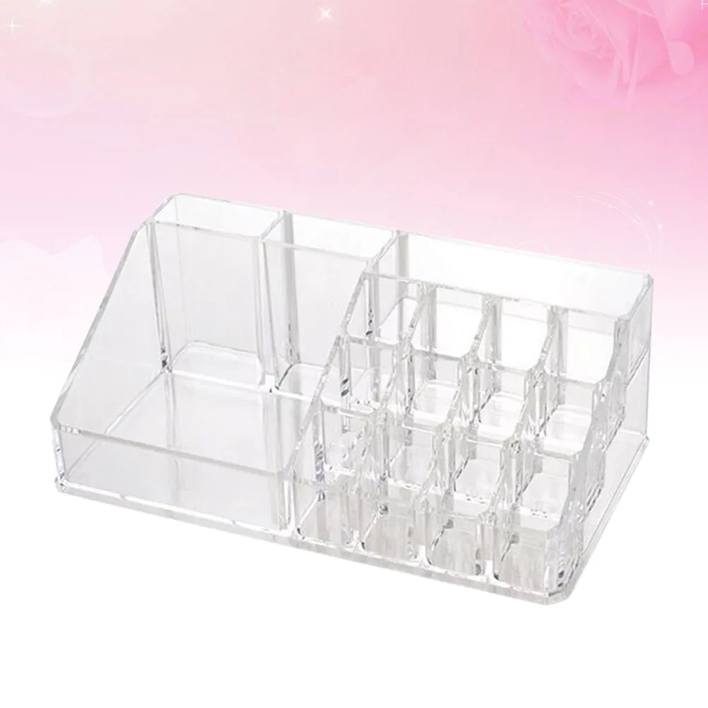 Praktischer Acryl-Kosmetik-Organizer, mehrschichtige Aufbewahrungsbox für Lippenstift, Mascara, Make-up-Pinsel, Schmuckständer, platzsparend