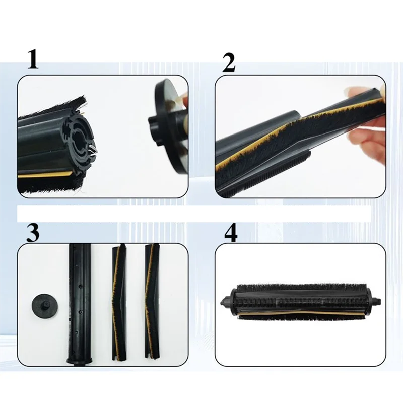 Conjunto de tira de escova BAAN-Tricut Fordreame X30 X40 L40 Ultra Xiaomi X20 Pro / X20 Max / X10 + / X20 + Peças de reposição de escova principal