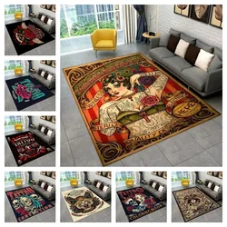 Tattoo Studio Carpet Mystic Witchcraft Carpet for Living Room Decorations Sofa Table Large Area Rugs Tattoo Studio Doormat Decor