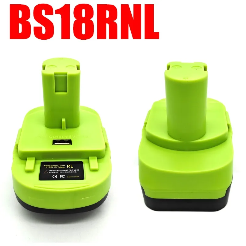 BS18RNL Battery Adapter Converter for Bosch 18V Li-ion Batteries Compatible with For Ryobi 18V Battery Cordless Power Tool Drill