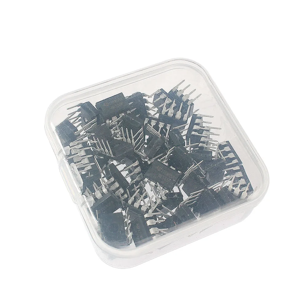 Nuovo 20-50 pz NE555 IC 555 e 8 Pin DIP Prese (10 ciascuno) ic ne555 e Prese DIP8 fai da te per arduino starter kit