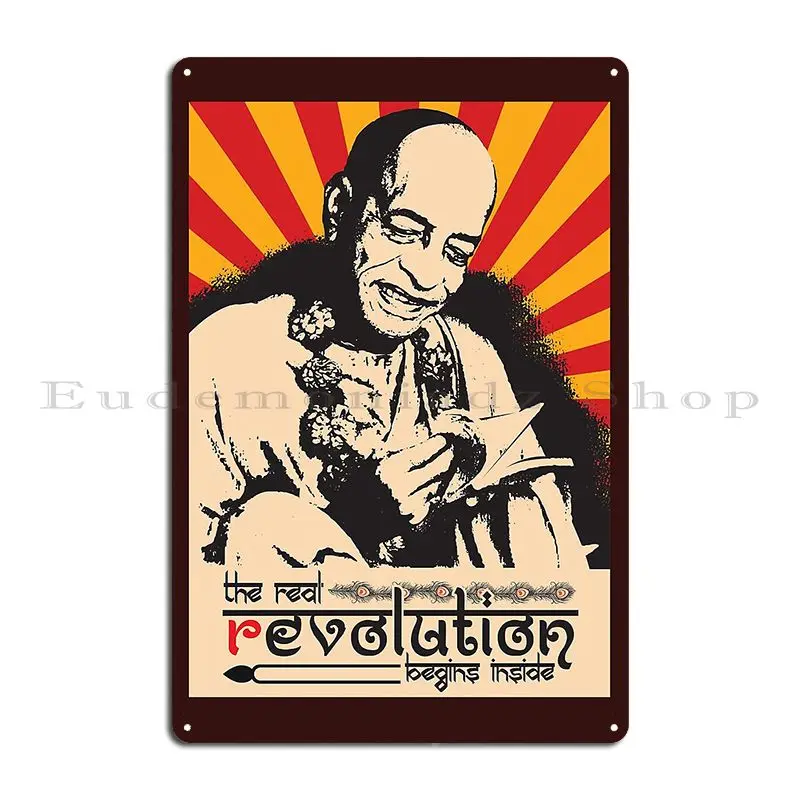 The Real Revolution Begins Inside Metal Plaque Plaques Funny Designing Cinema Designer Tin Sign Poster