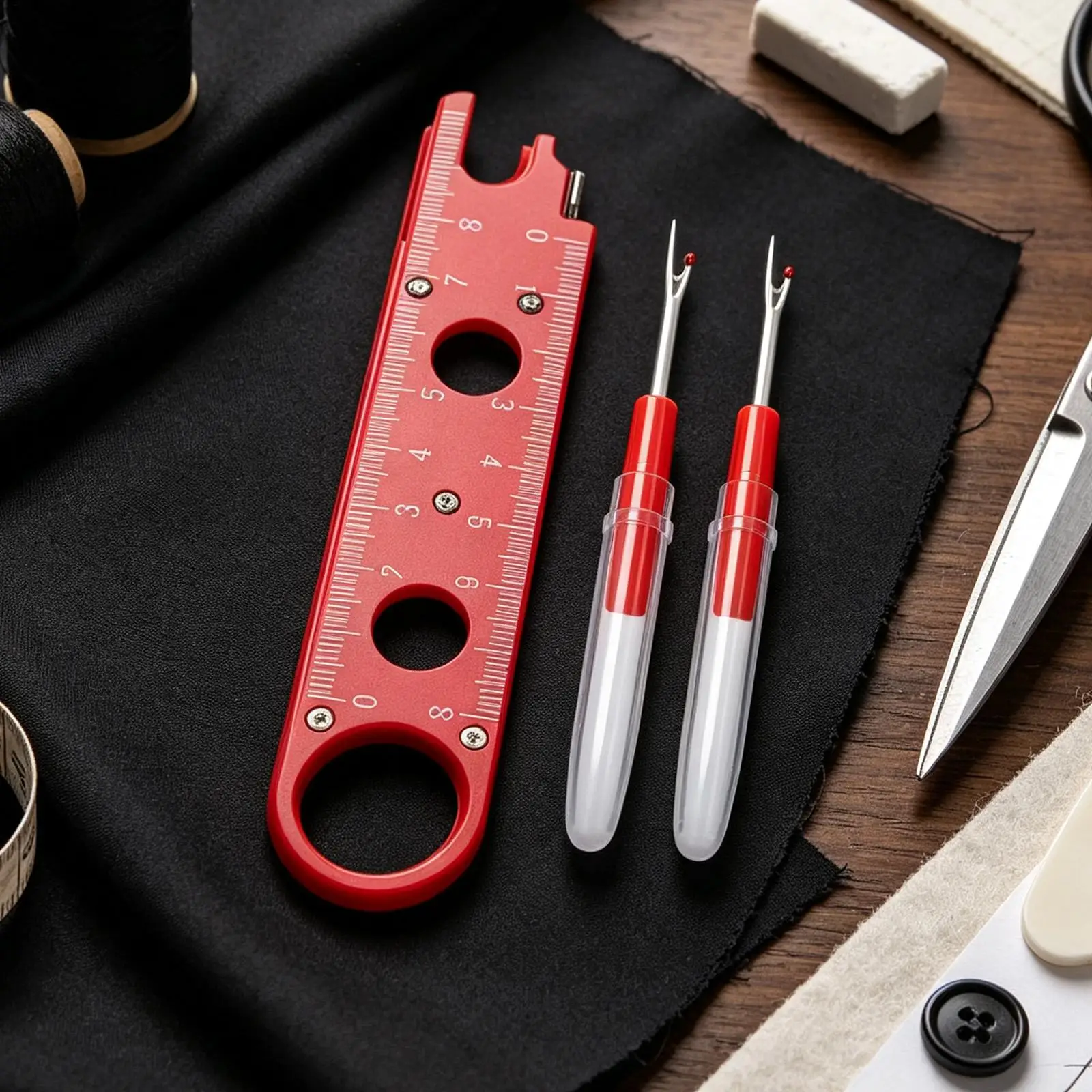 Needle Threader For Sewing Machine Anti-slip Grip Threading Hook Needle Threading Tool For Grandma Mother Beginner Art Craft view 2
