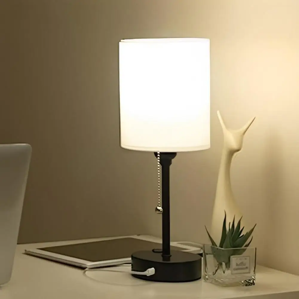 Led Night Lamp Bedside Lamp with Usb Port Dimmable Led Reading Light Flicker-free Eye Protection Night Lamp with 3 Color