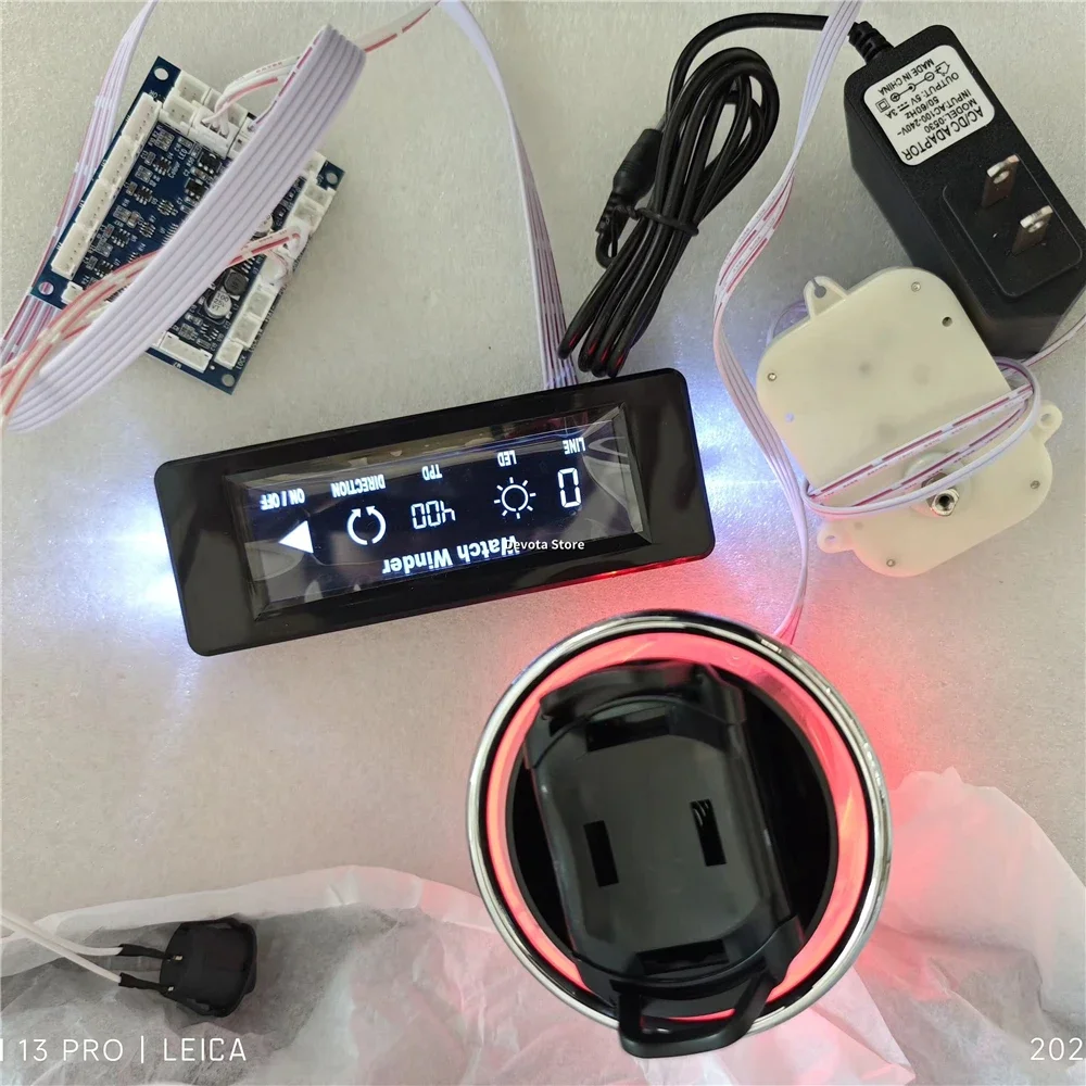 5V Watch Display Rack Winder LCD Circuit Board Remote Control parts For 1/2 Motor Telescopic Cup Color Light Transformation