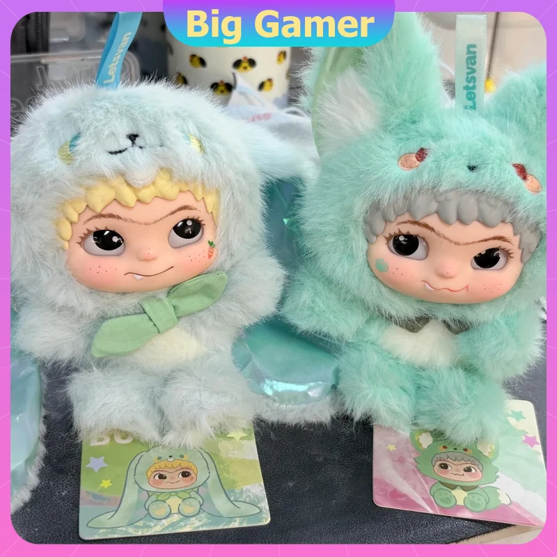 

Instock Wakuku V2 Fox & Bunny Trickor Treat Blind Box Cute Wakuku Фигурка Mystery Box Fox Bunny Аниме Кукла Брелок