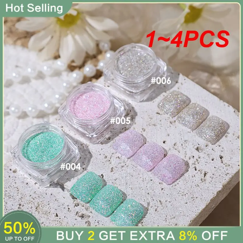 1~4PCS Decoration Ultra Glitter Shimmering Versatile Crystal In Demand Skyrocketing Nail Art Sparkling Effect Delicate