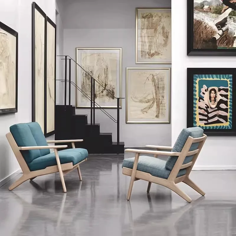 

Sofa Chair Living Room Villa Hotel Reception Area Leisure Chair Model Room Single Chair