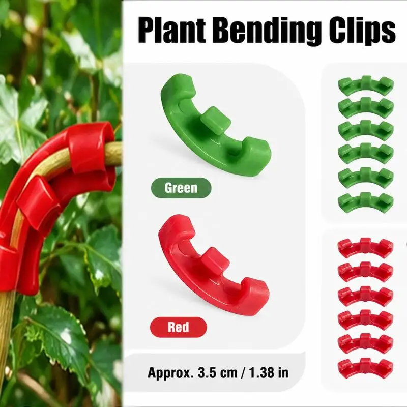 10-200pcs 90 Degree Plant Benders Trainer Growth Manipulation Tutors For Plants Clips Bending Twig Clamps Branche Accessories