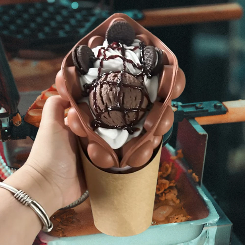 

Cover Thick Cream Sprinkle Cookies Spoon Egg Cakes Bubble Waffles Ice Cream Snack Shop Smoothies Cute 1pc Pack Sweet Model Fake