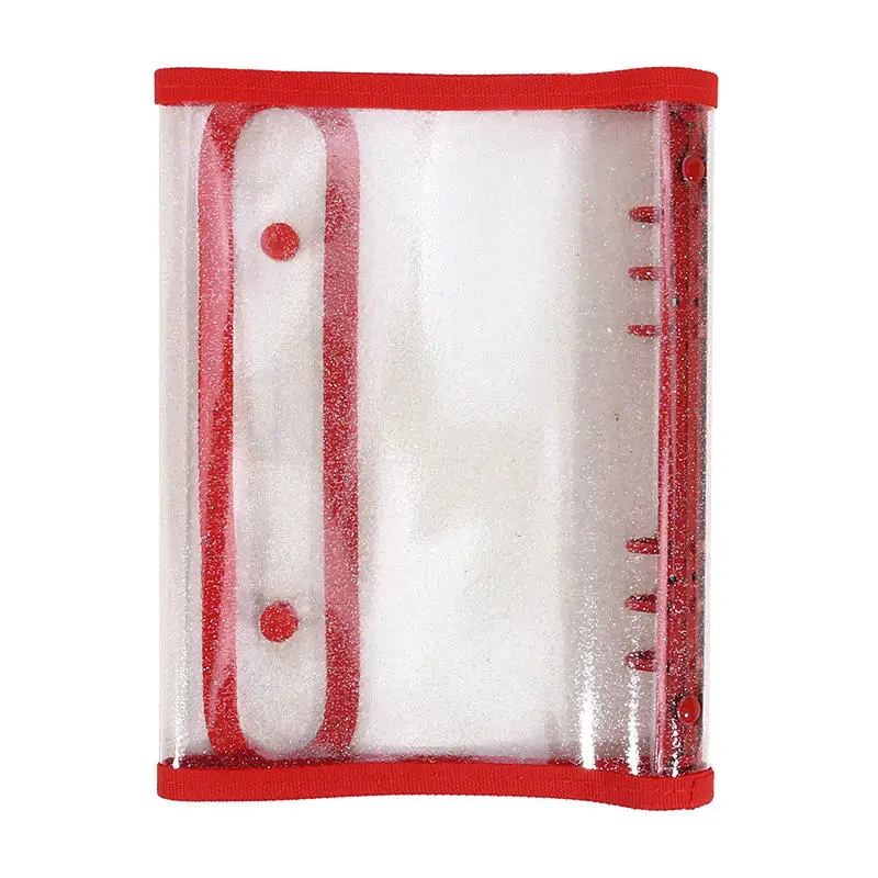 A5 الموثق غطاء مشبك مزدوج 10 قطعة أكياس الأكمام الملء لتقوم بها بنفسك فضفاضة ورقة صور جمع كتاب Kpop حامل مُنظِم