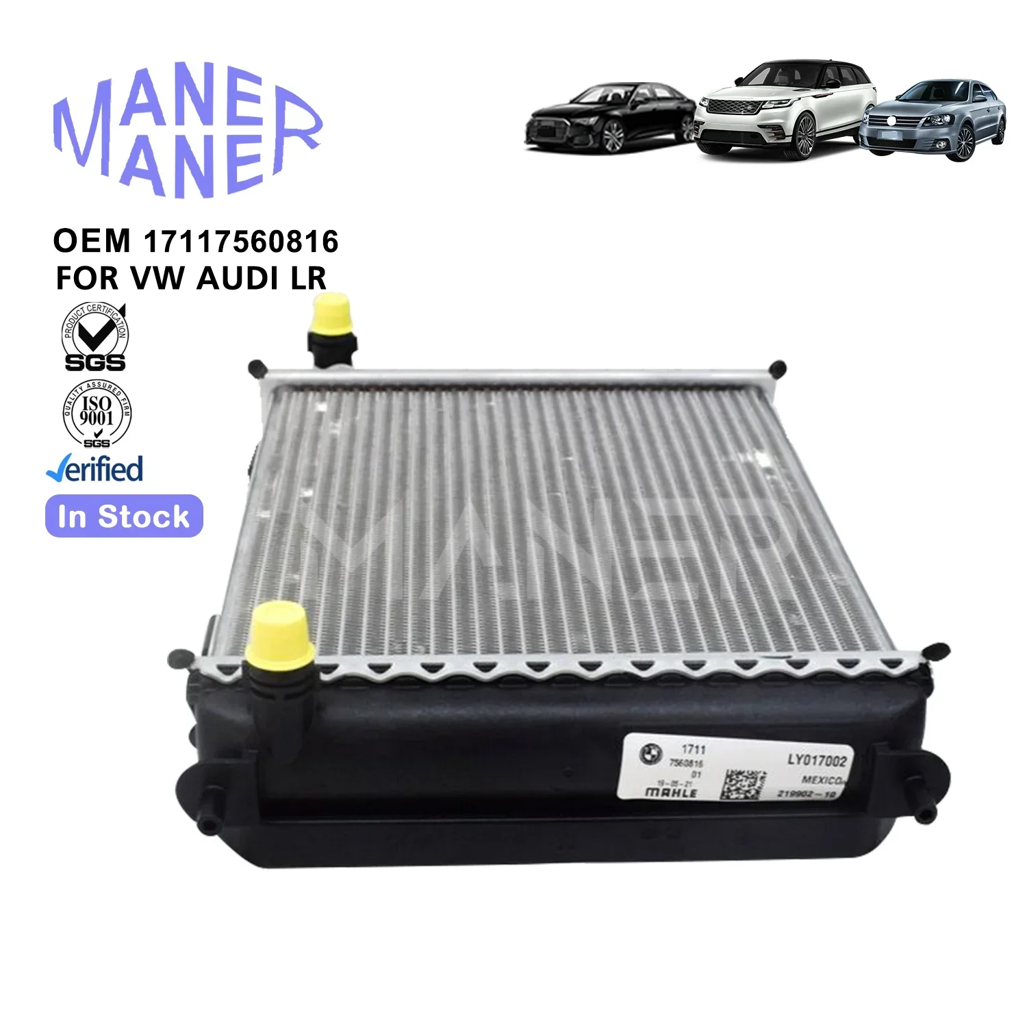 

High quality Auto parts 17117560816 high performance Radiator For BMW X5 G05 G07 2019 2020