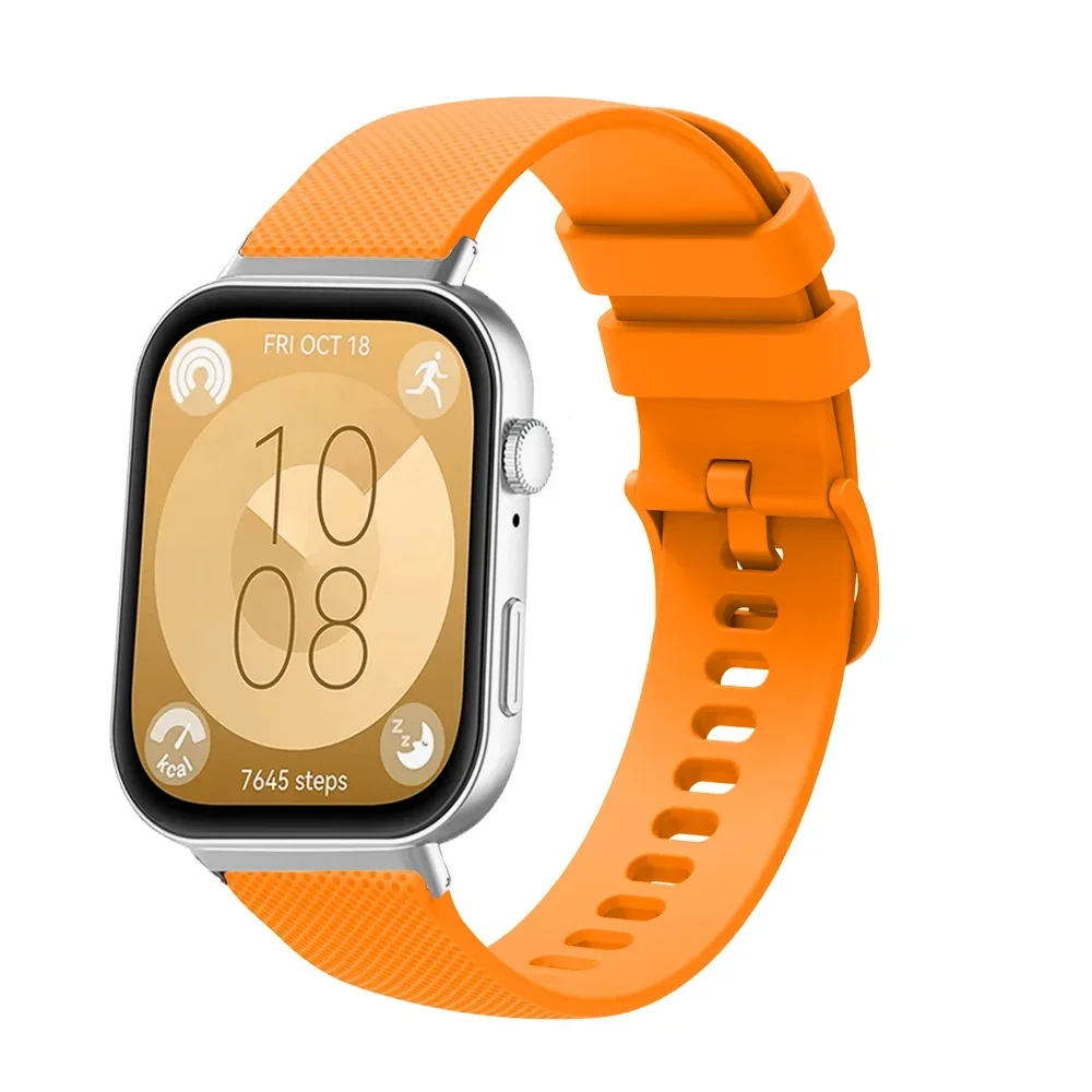 Спортивный силиконовый ремешок для часов Huawei Watch Fit 4/4pro, браслет для умных часов Huawei Watch Fit 4 3, сменный ремень Correa