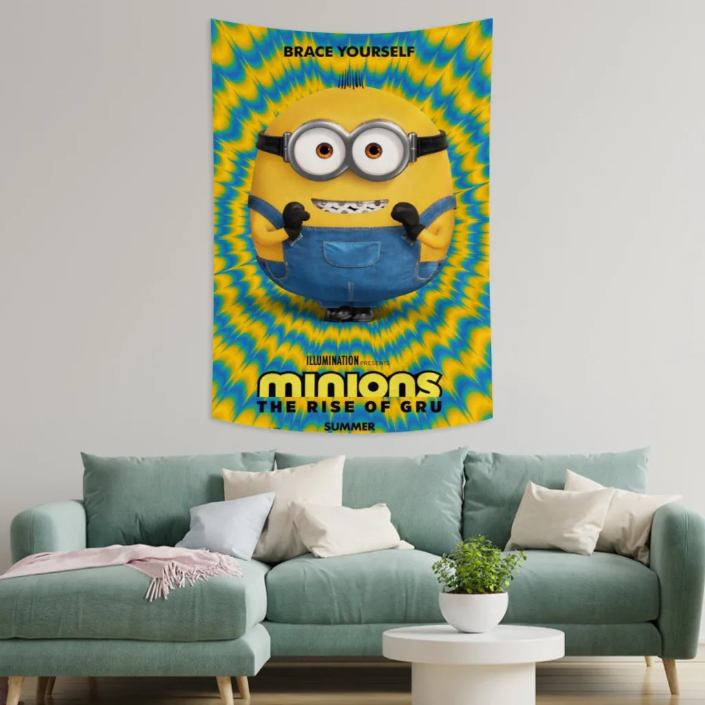 Minion Minions Tapestries   Room Decoration Items Home Décor Bedroom Wall Decorating Cloth