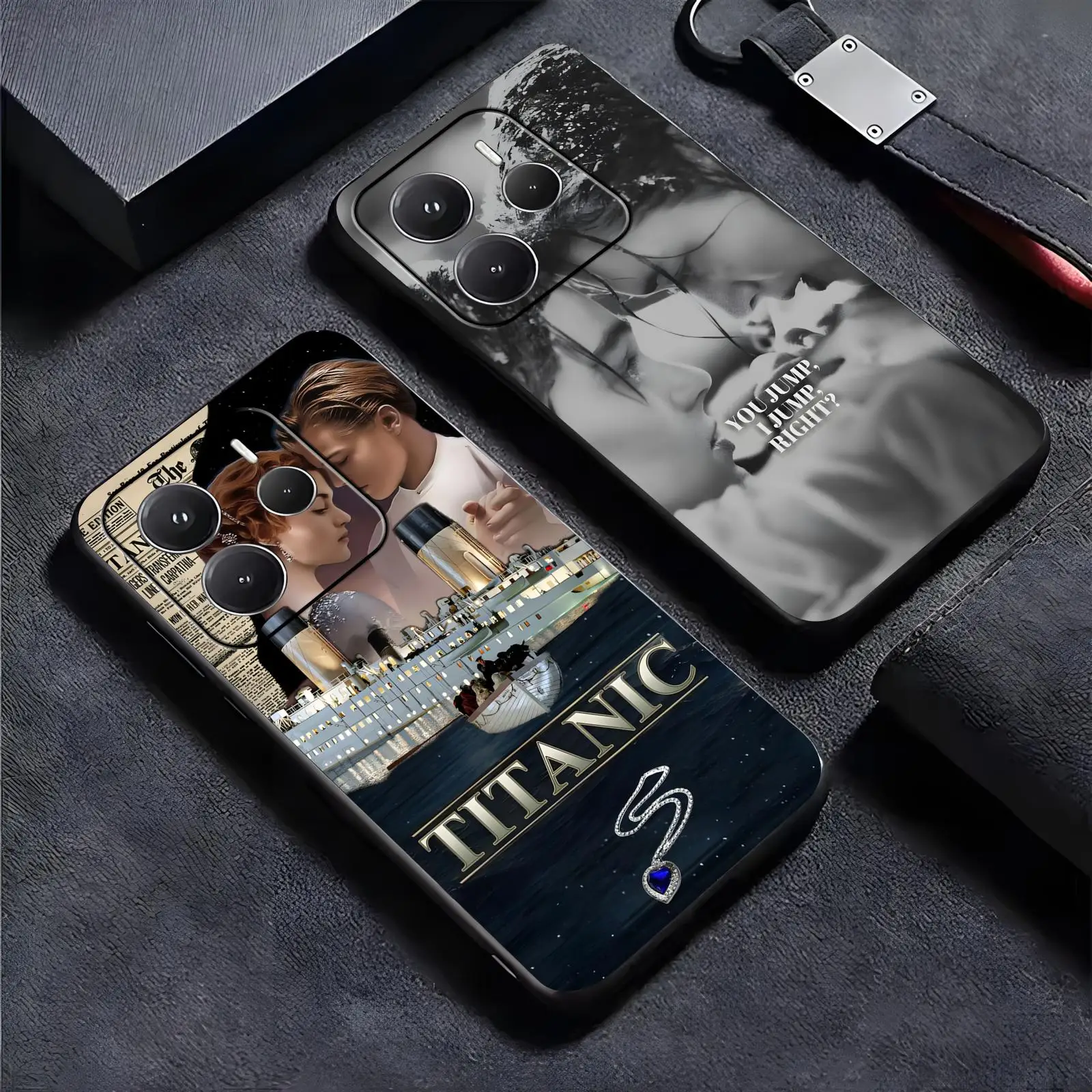 Coque de téléphone classique du film Titanic, étui noir souple Anti-chute pour Redmi Note15 14 13 12 11Pro Plus 5G 14C A3