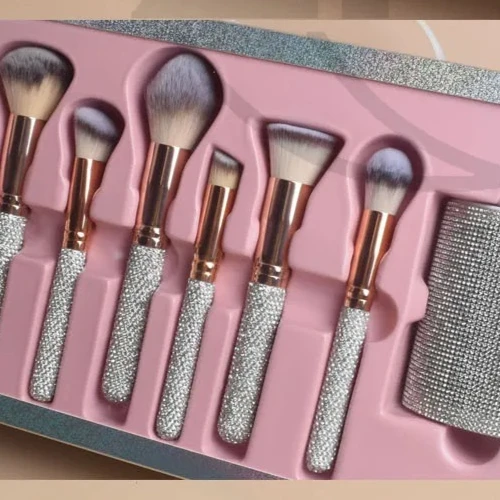 22Pcs Makeup Brushes Set, Portable Cosmetic Brushes Beauty Tool Kit with Storage Box