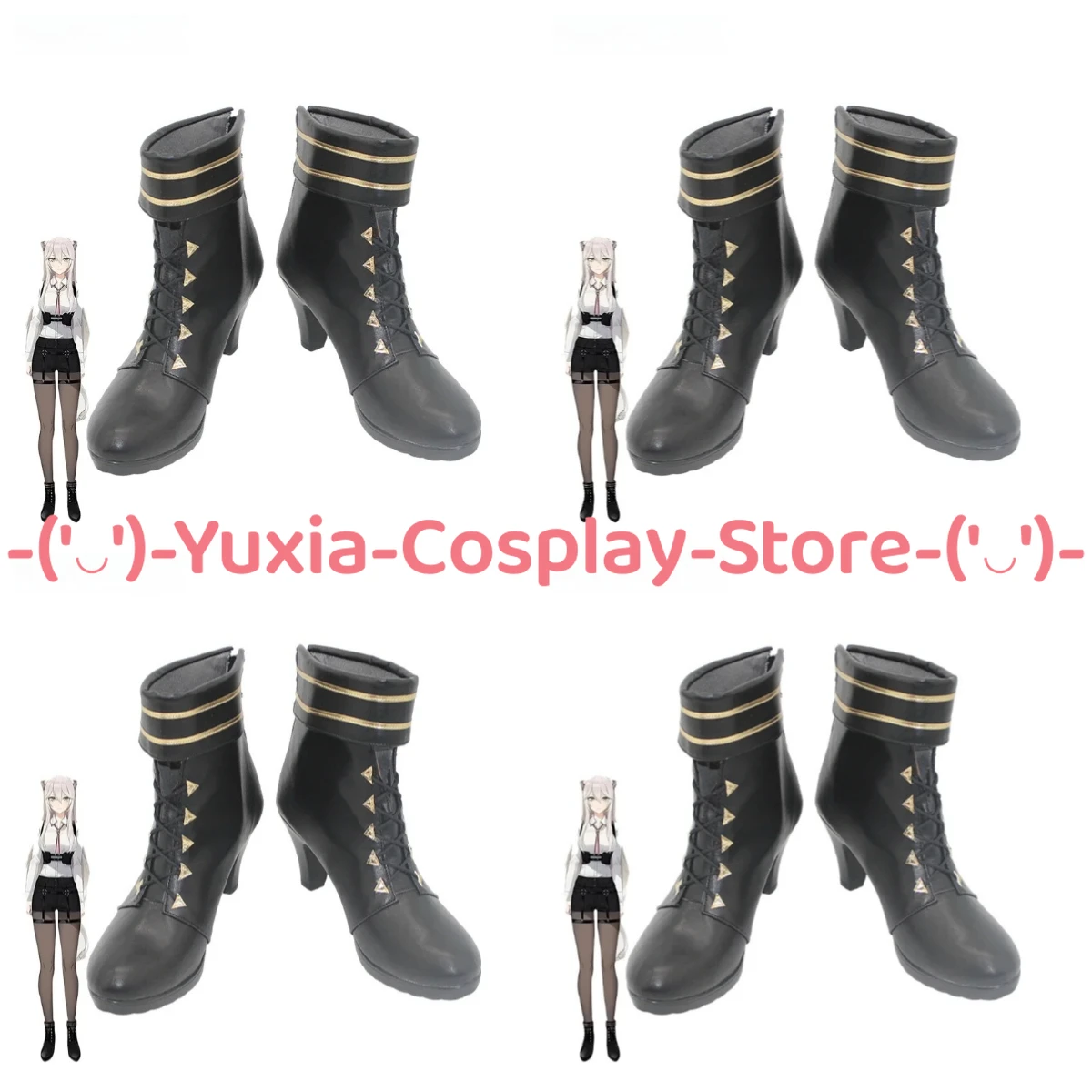 

Юксиакосплей! Hololive Shishiro Botan Обувь для косплея Аниме Игровой персонаж Опора Сапоги из искусственной кожи Хэллоуин Карнавальный костюм для вечеринки
