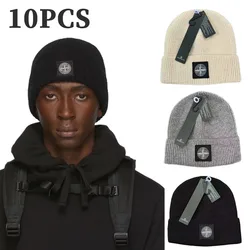 Fashion Solid-coloured Wool Cap Autumn and Winter Warm Cap Leisure Hundred with Knitted Cap Melon Skin Cap Simple Couple Cap