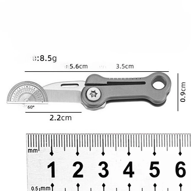 

Titanium Alloy Mini Outdoor Folding Multifunctional Tool Portable Keychain Convenient Camping Portable Emergency EDC Tool