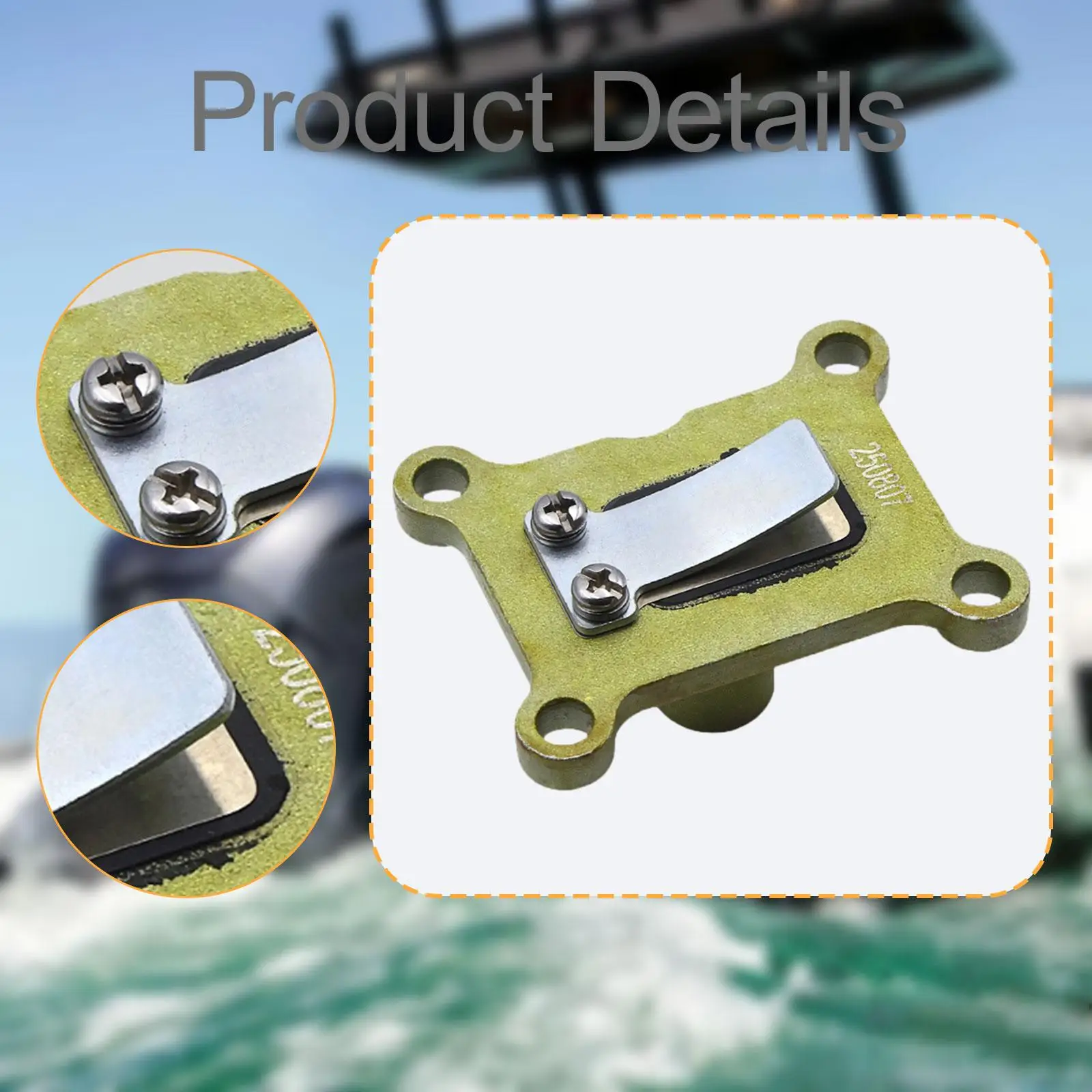 استبدال قطع غيار مجموعة صمام السحب 6A1-13610-00 معدن لياماها T2.5 2 السكتة الدماغية 2.5HP تثبيت احترافي بسهولة