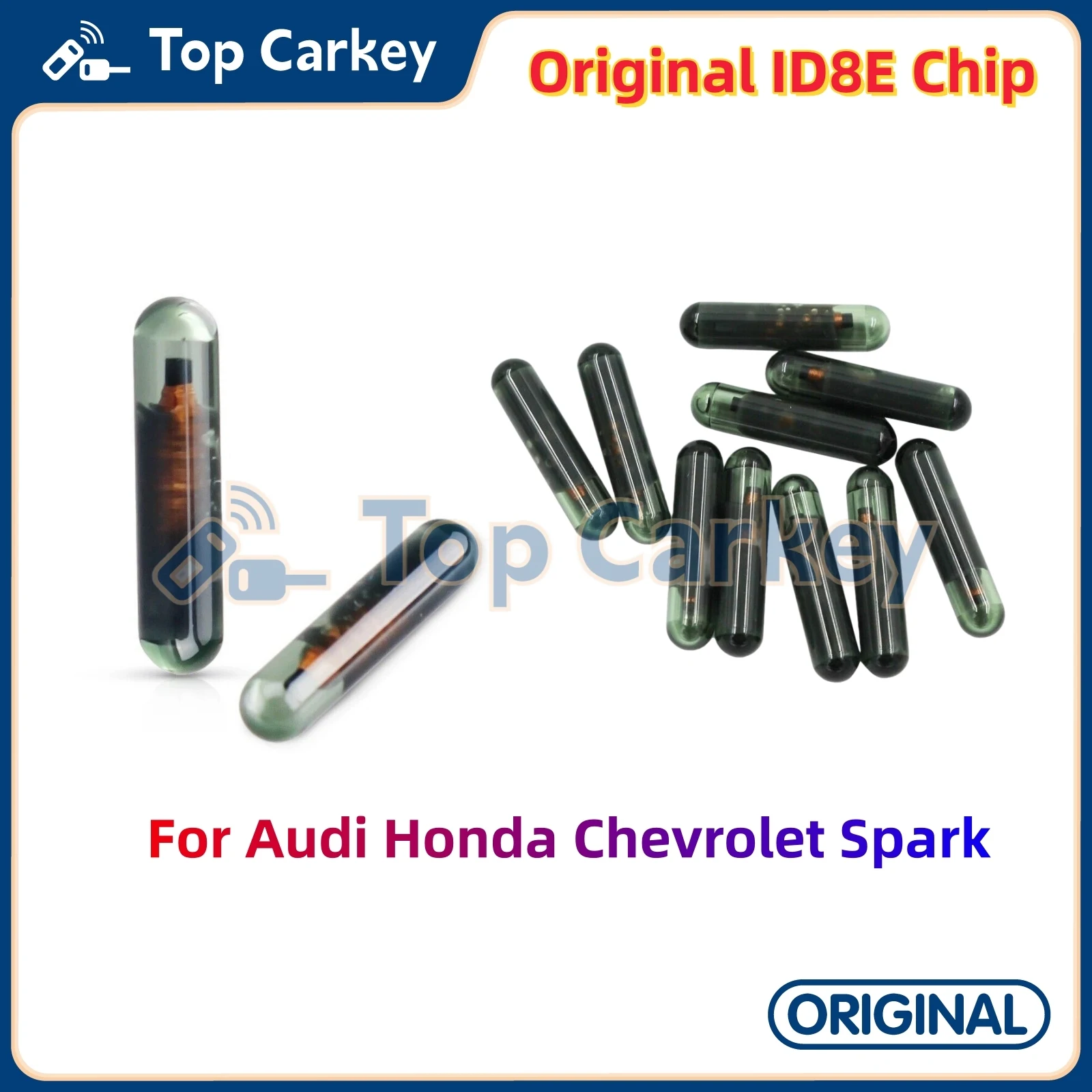 

1/3/5 шт. оригинальное стекло ID8E 8E чип автоматического транспондера для Audi A6 Q7 Honda Accord Fit Odyssey Chevrolet Spark