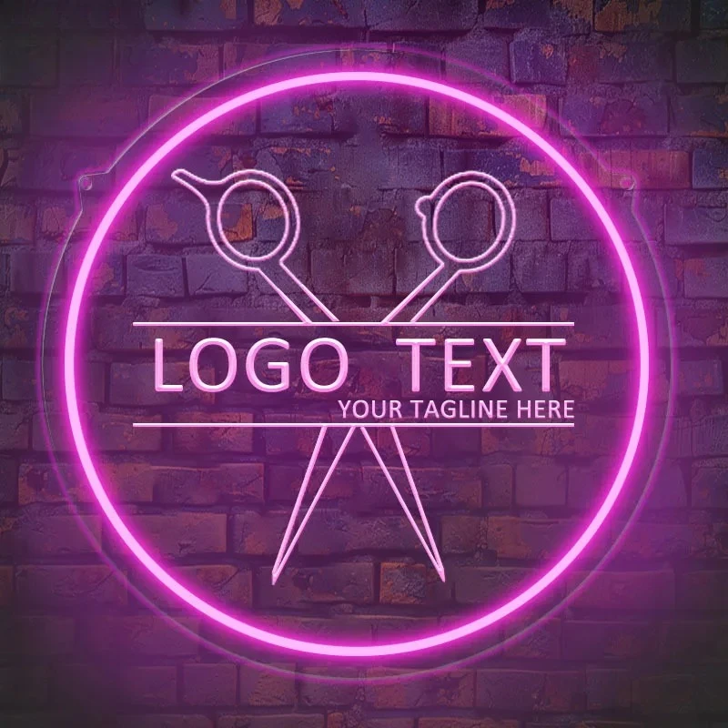 Barber Salons Custom USB-Powered Neon Sign for Ideal Gift for Friends Perfect for Shop Displays Wall Decor Ambiance Lighting