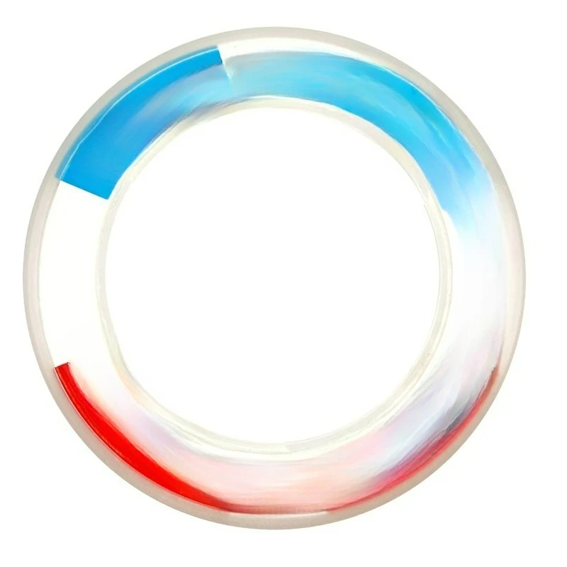 Saltwater Leader Line, Clear Monofilament Fishing Line, High‑Strength 30 lb Test, 50 yd Wrist Spool.