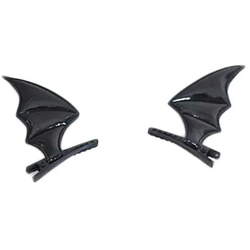 1pcs Dark Cute Devil Hair Clip Niche Unique Subculture Halloween Headwear Bat Wings Lolita Gothic Style Fashion Decoration