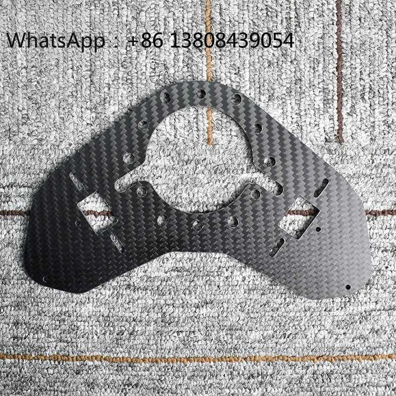 Car Retrofit Carbon Fiber Steering Wheel Multifunctional Control Button Retaining Bracket for Honda Fit GK5