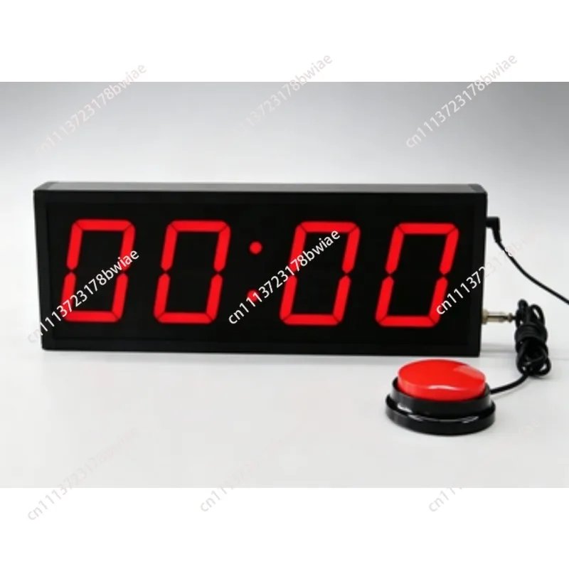 Indoor Interactive Game Accessory CP18 LED Game Timer With Adjustable Difficulty Count Up Function 10S Stop Watch Clock