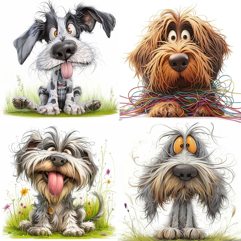 

C1147# Frazzled Dog Toilet Stickers, Bedroom Entryway Living Room Porch Home Decoration Wall Stickers, Removable Stickers