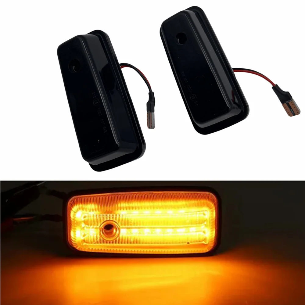 Dynamic Side Marker Turn Signal Lights Sequential Lamp Blinker For Mercedes Benz G-Class W460 W463 W461 G500 G550 G55 G63 G65