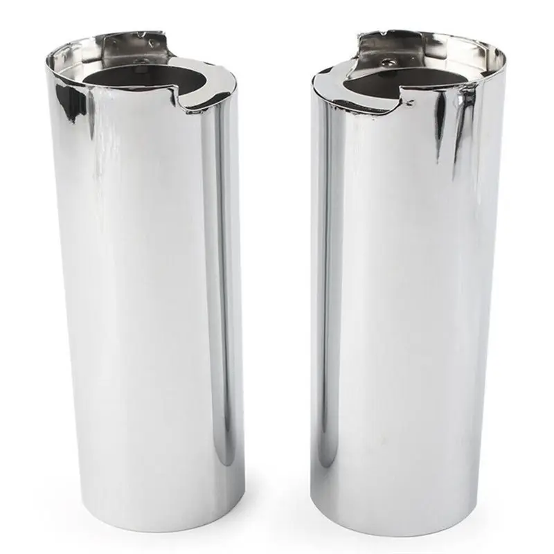 

For Electra Tri Glide FLHX 2 Inch Smooth Fork Tube Slider Covers Cowbells