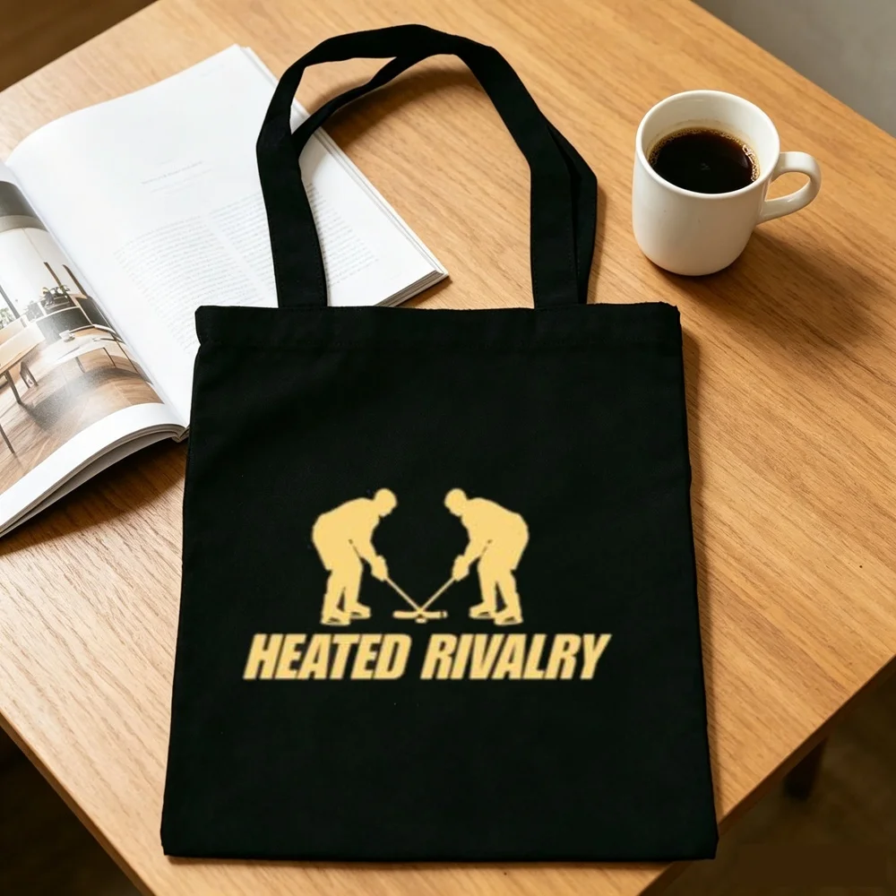 Heated Rivalry tote bag sac cabas canvas  bolsas de tela einkaufstasche torba na zakupy woman