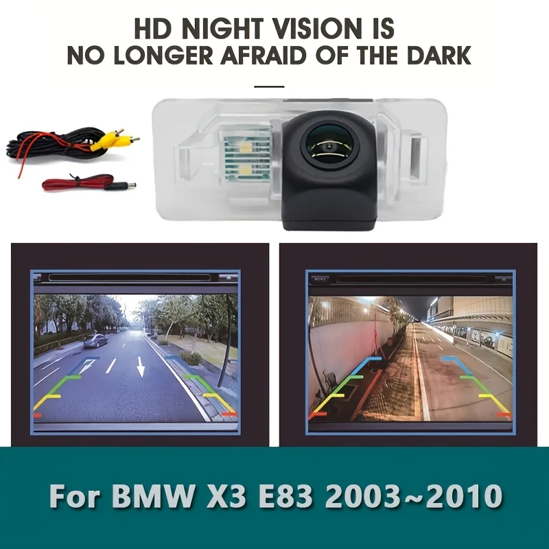 High-Definition Rearview Camera for Featuring Parking Assistance, Full-Color Night Vision, Designed for Various for Bmw