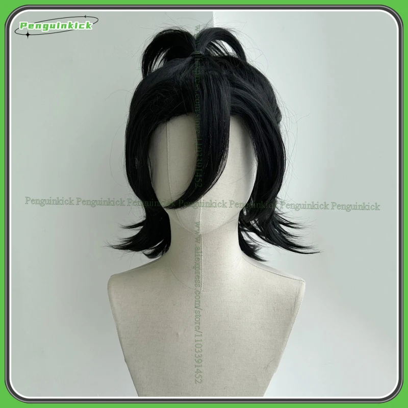 

Horimiya Miyamura Izumi Cosplay Synthetic Wig Black Short Hair Ponytail Adult Unisex Game Anime Role-play Real Pictures