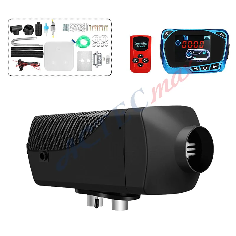 

ACTECmax Портативный автомобильный парковочный обогреватель мощностью 5 кВт, 12 В, дизельное отопление, 24 В, стояночный обогреватель с воздушным подогревом AC.157.106 для грузовика, кемпера, дома на колесах