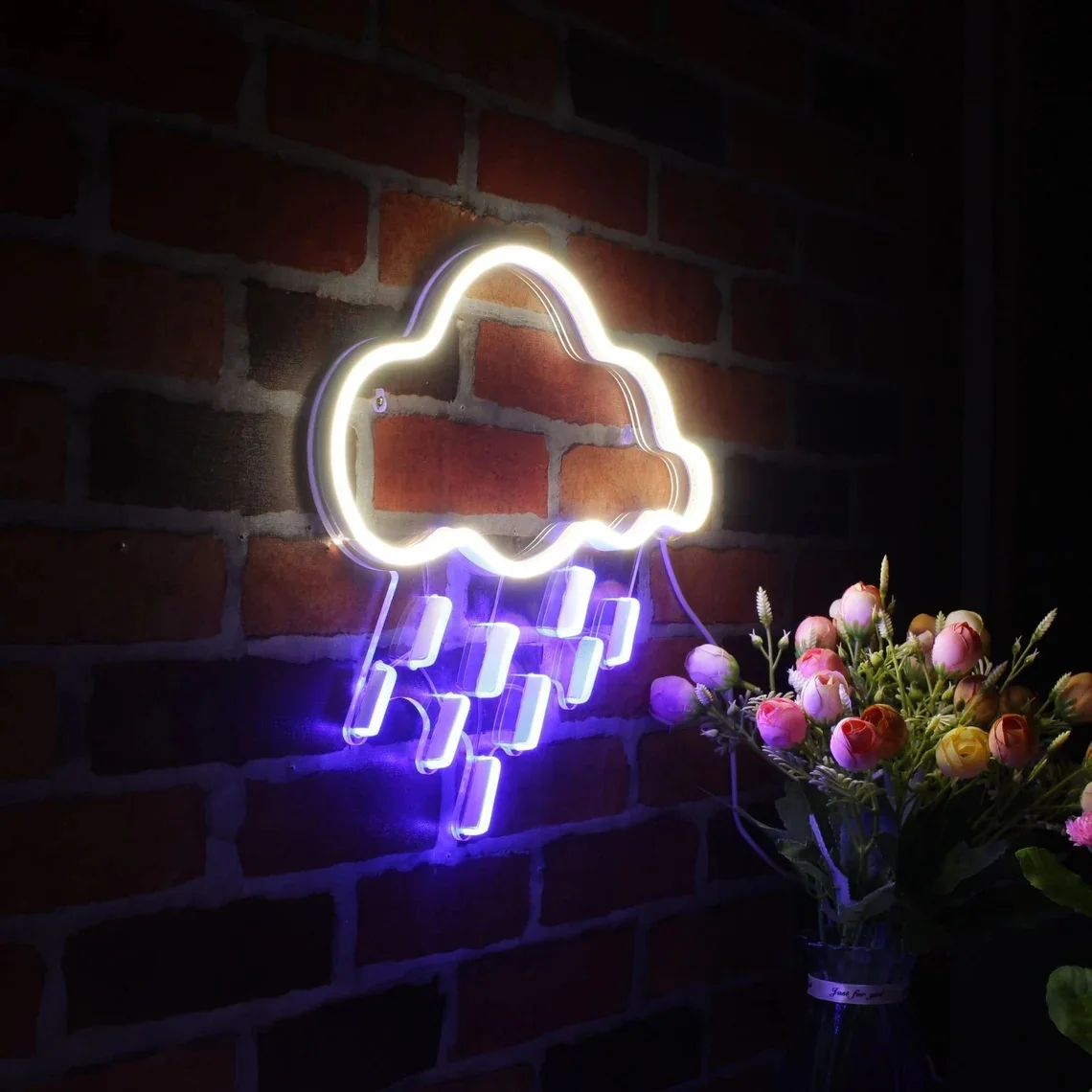 Raining Cloud Decor Neon Sign Home Wall Decor Neon Lights