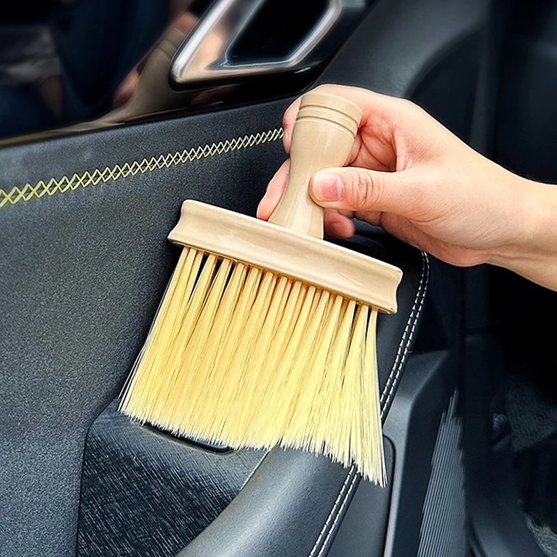 Car Wash Brush Dust Remover Car Air Conditioner Outlet Dust Removal Brush Soft Bristles Brushes for Car Cleaning Tools