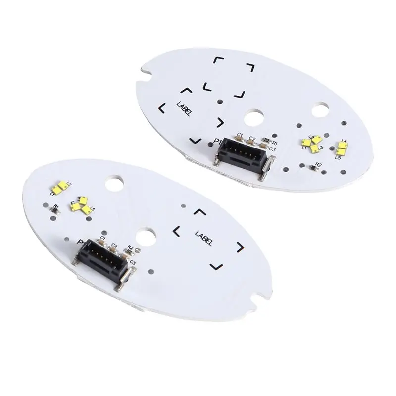 Car White DRL LED Daytime Running Light Board Module For Jeep Compass Facelift 2020-2022-X59A